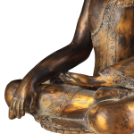 Handcrafted Brass Buddha Statue 12 Inch - Buy Bhoomisparsha Mudra Enlightenment Idol | Jaipurio